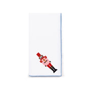 White Nazaré napkins with nutcracker embroidery