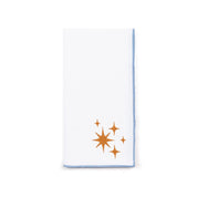 White Nazaré napkins with stars embroidery