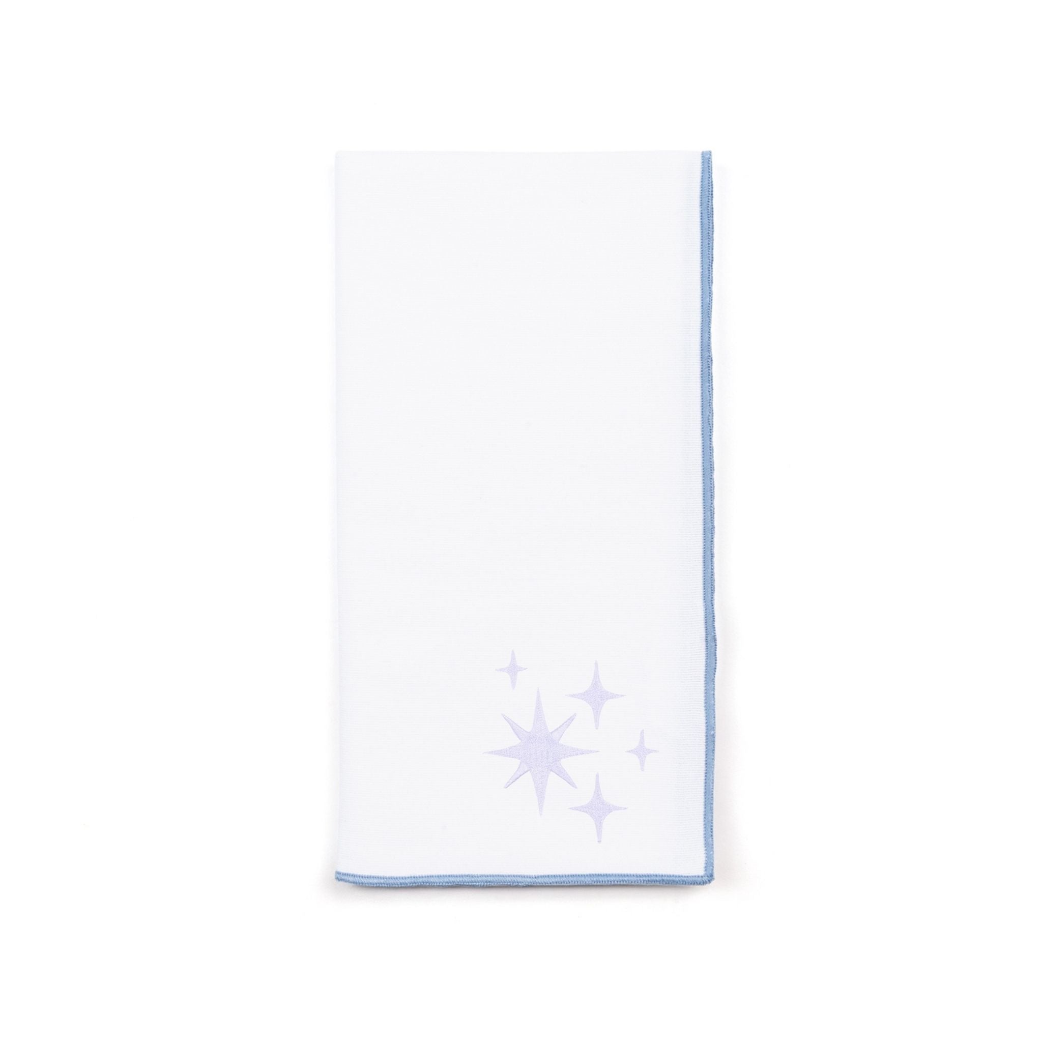 White Nazaré napkins with stars embroidery