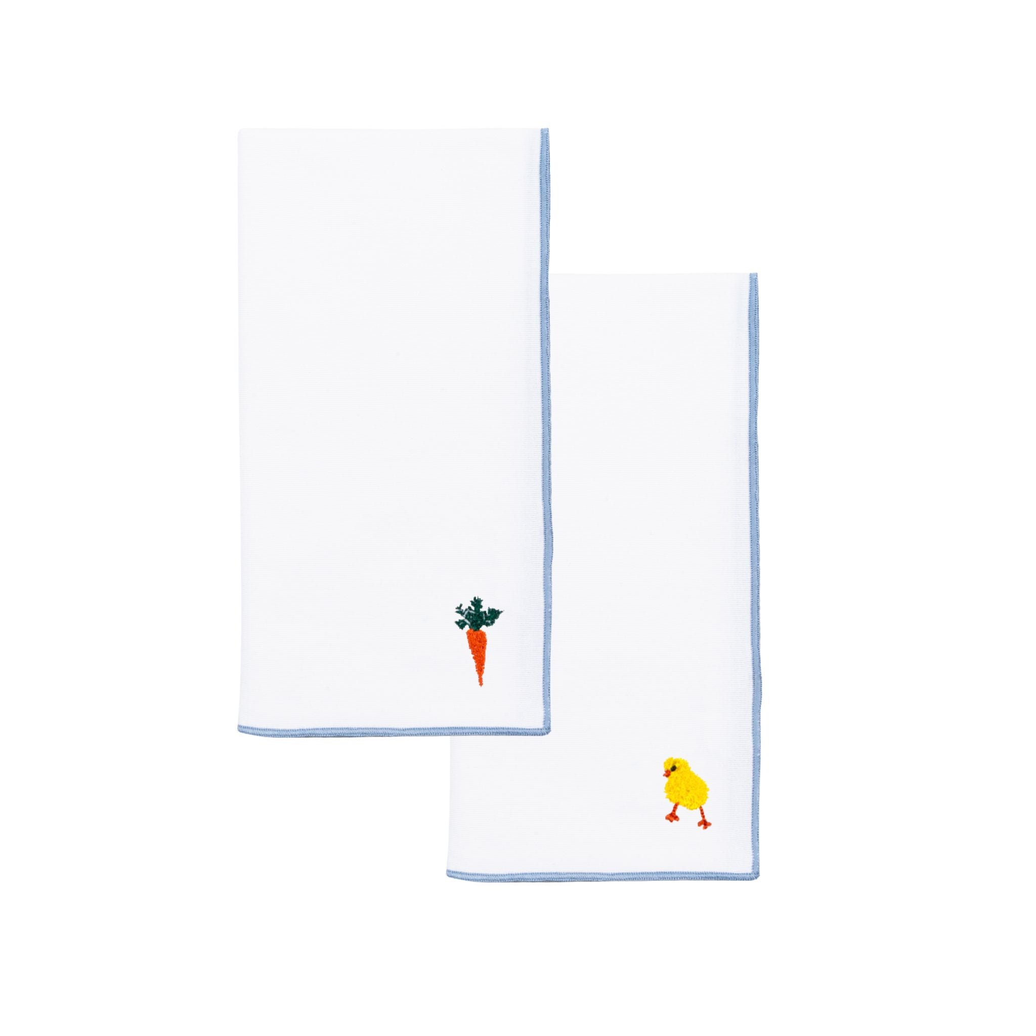 White Nazaré napkins with easter embroidery - Torres Novas