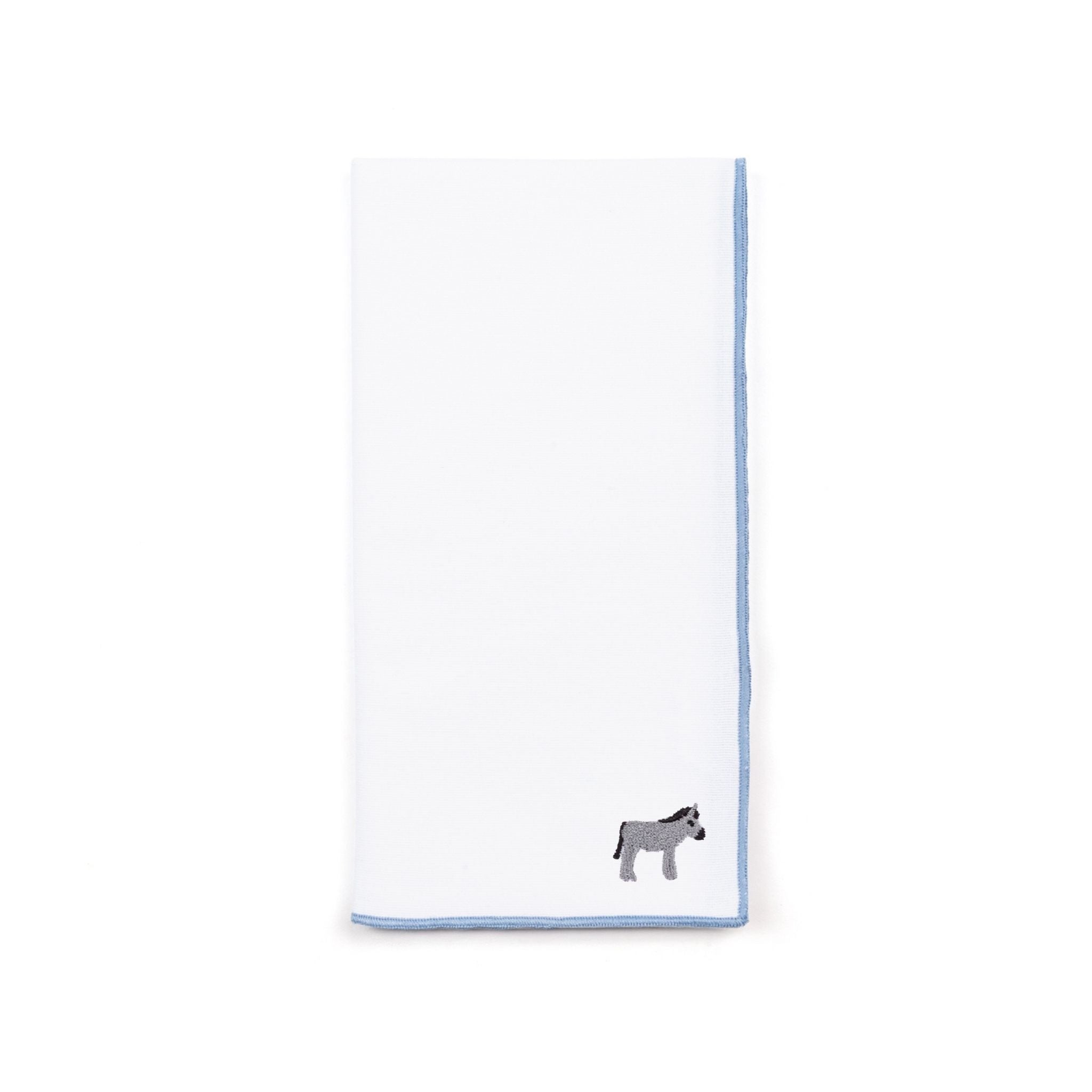 White Nazaré napkins with farm embroidery - Torres Novas