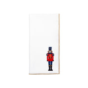 White Nazaré napkins with nutcracker embroidery - Torres Novas