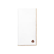 White Nazaré napkins with autumn embroidery - Torres Novas