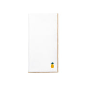 White Nazaré napkins with fruit embroidery - Torres Novas