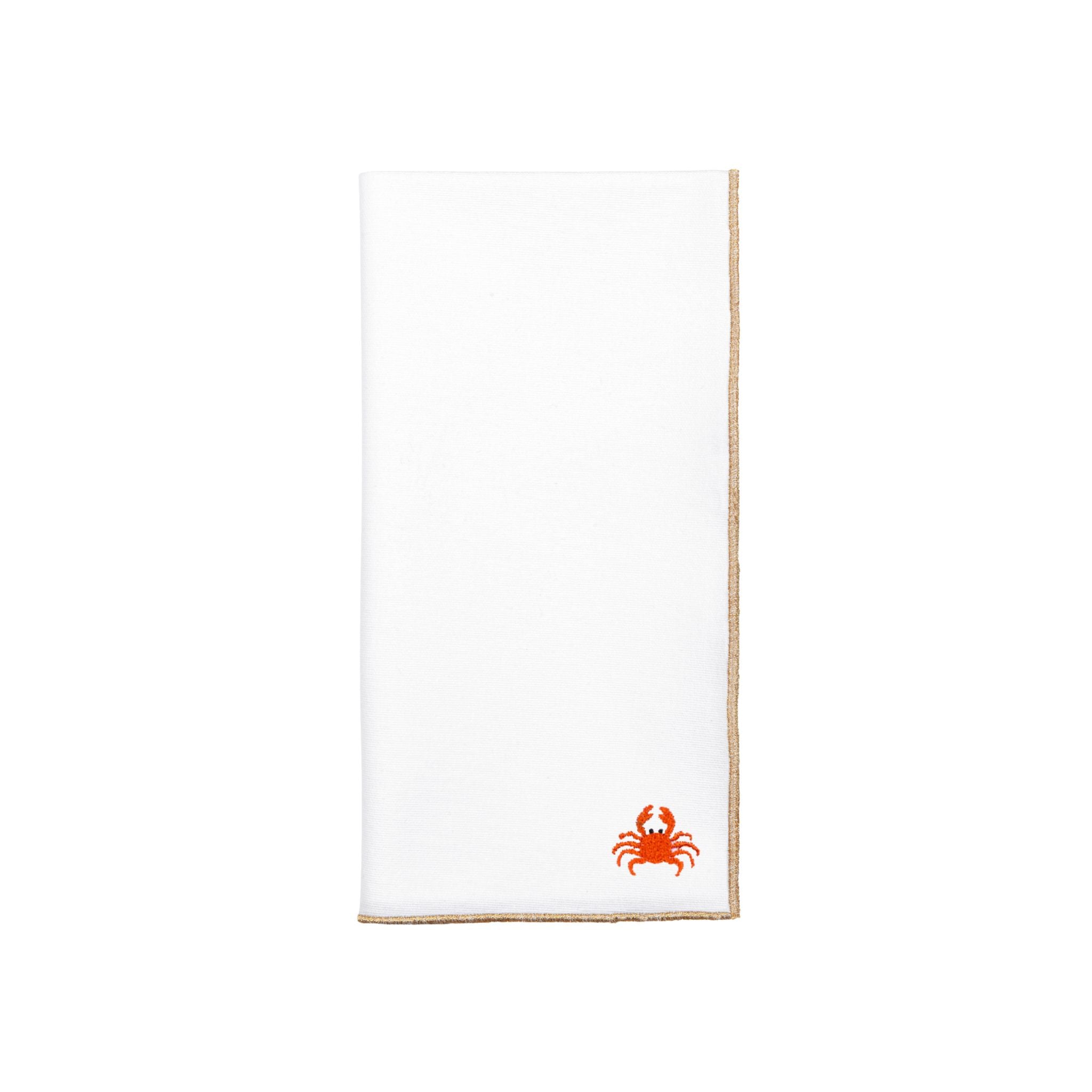 White Nazaré napkins with summer embroidery - Torres Novas
