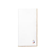White Nazaré napkins with summer embroidery - Torres Novas
