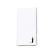 White Nazaré napkins with retro embroidery