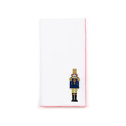 White Nazaré napkins with nutcracker embroidery