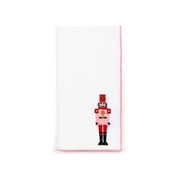 White Nazaré napkins with nutcracker embroidery