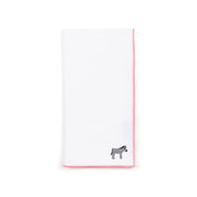 White Nazaré napkins with farm embroidery - Torres Novas
