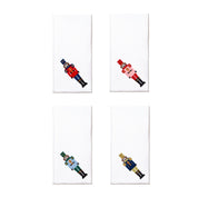White Nazaré napkins with nutcracker embroidery - Torres Novas