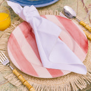 Serviettes de table Nazaré en blanc