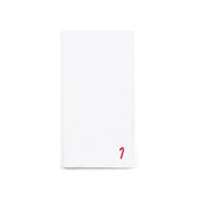 White Nazaré napkins with small christmas embroidery