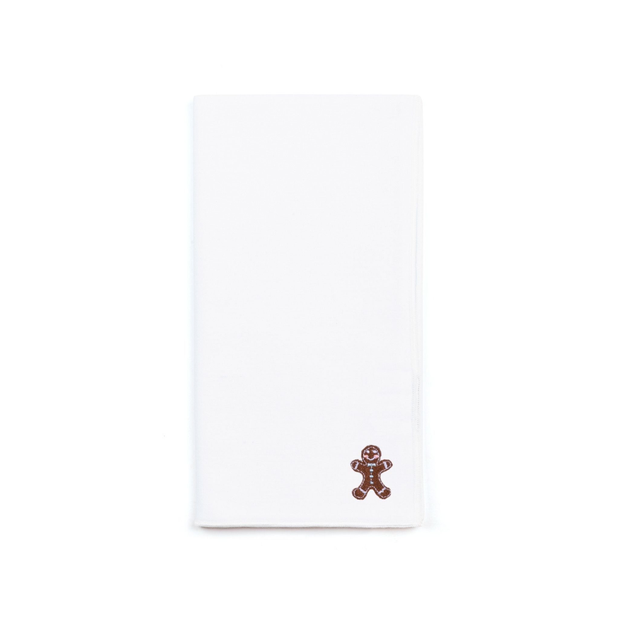 White Nazaré napkins with small christmas embroidery