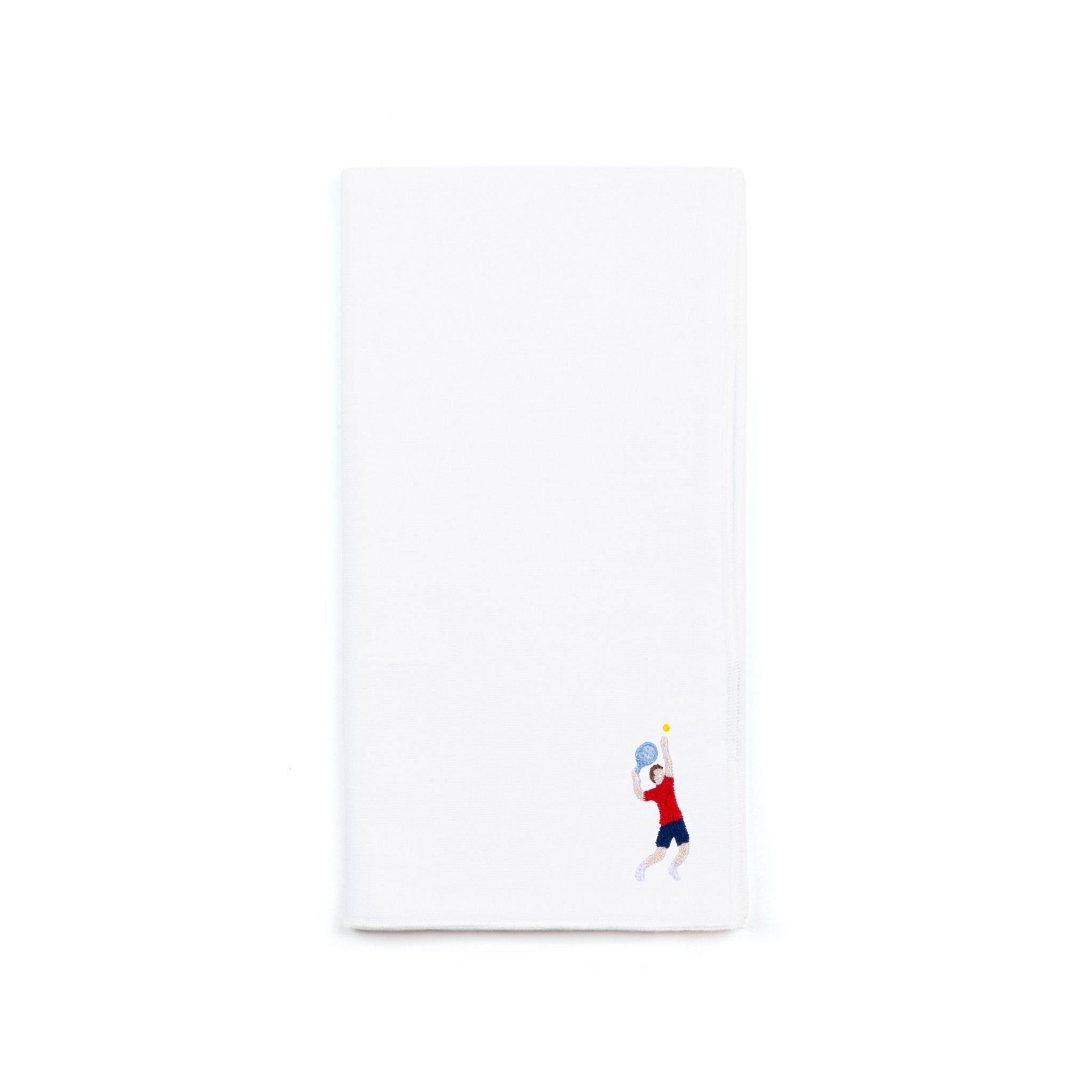 White Nazaré napkins with retro embroidery