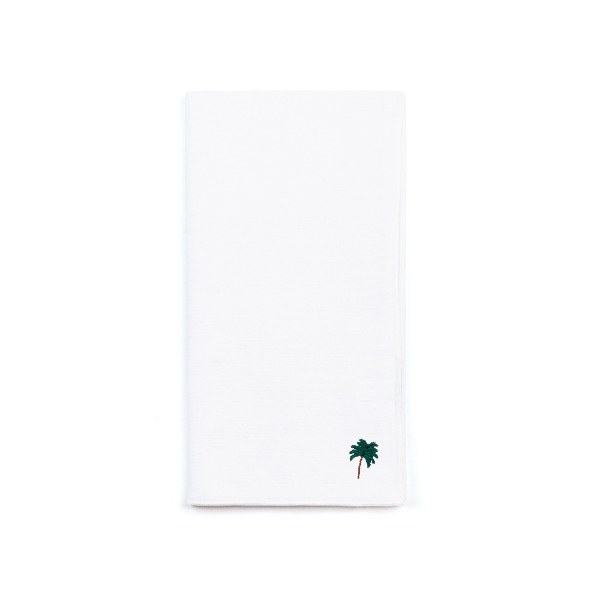 Guardanapos Nazaré em branco com bordado de verão