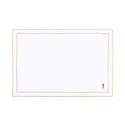 Nazaré white cotton table linen with embroidered small Christmas motifs - Torres Novas