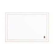 Nazaré white cotton table linen with embroidered small Christmas motifs - Torres Novas