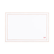 Nazaré white cotton table linen with embroidered farm animals - Torres Novas