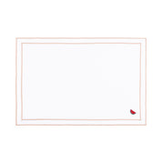 Nazaré white cotton table linen with embroidered fruits - Torres Novas