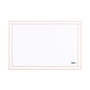 Nazaré white cotton table linen with embroidered Portugal-inspired motifs - Torres Novas