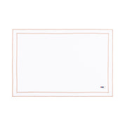 Nazaré white cotton table linen with embroidered retro sports motifs - Torres Novas