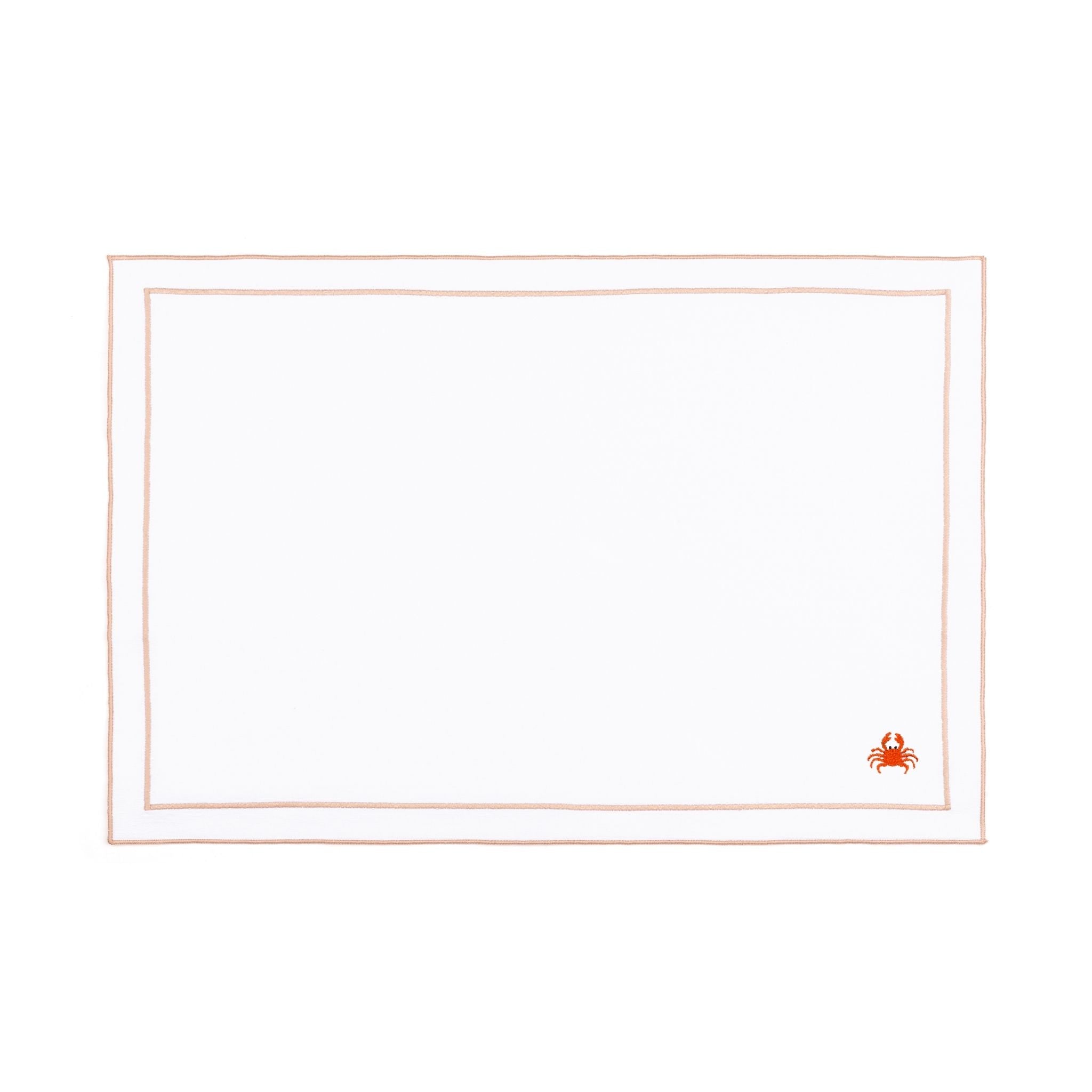 Nazaré white cotton table linen with embroidered summer motifs - Torres Novas