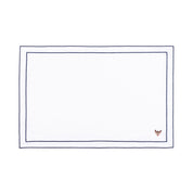 Nazaré white cotton table linen with embroidered small Christmas motifs - Torres Novas