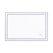 Nazaré white cotton table linen with embroidered stars - Torres Novas