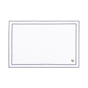 Nazaré white cotton table linen with embroidered farm animals - Torres Novas