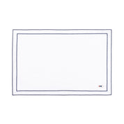 Nazaré white cotton table linen with embroidered retro sports motifs - Torres Novas