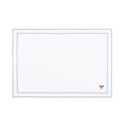 Nazaré white cotton table linen with embroidered small Christmas motifs - Torres Novas