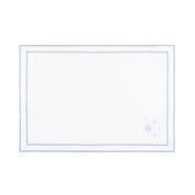 Nazaré white cotton table linen with embroidered small Christmas motifs - Torres Novas
