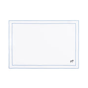 Nazaré white cotton table linen with embroidered farm animals - Torres Novas