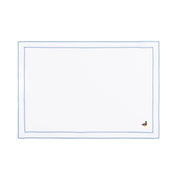 Nazaré white cotton table linen with embroidered farm animals - Torres Novas