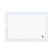 Nazaré white cotton table linen with embroidered summer motifs - Torres Novas