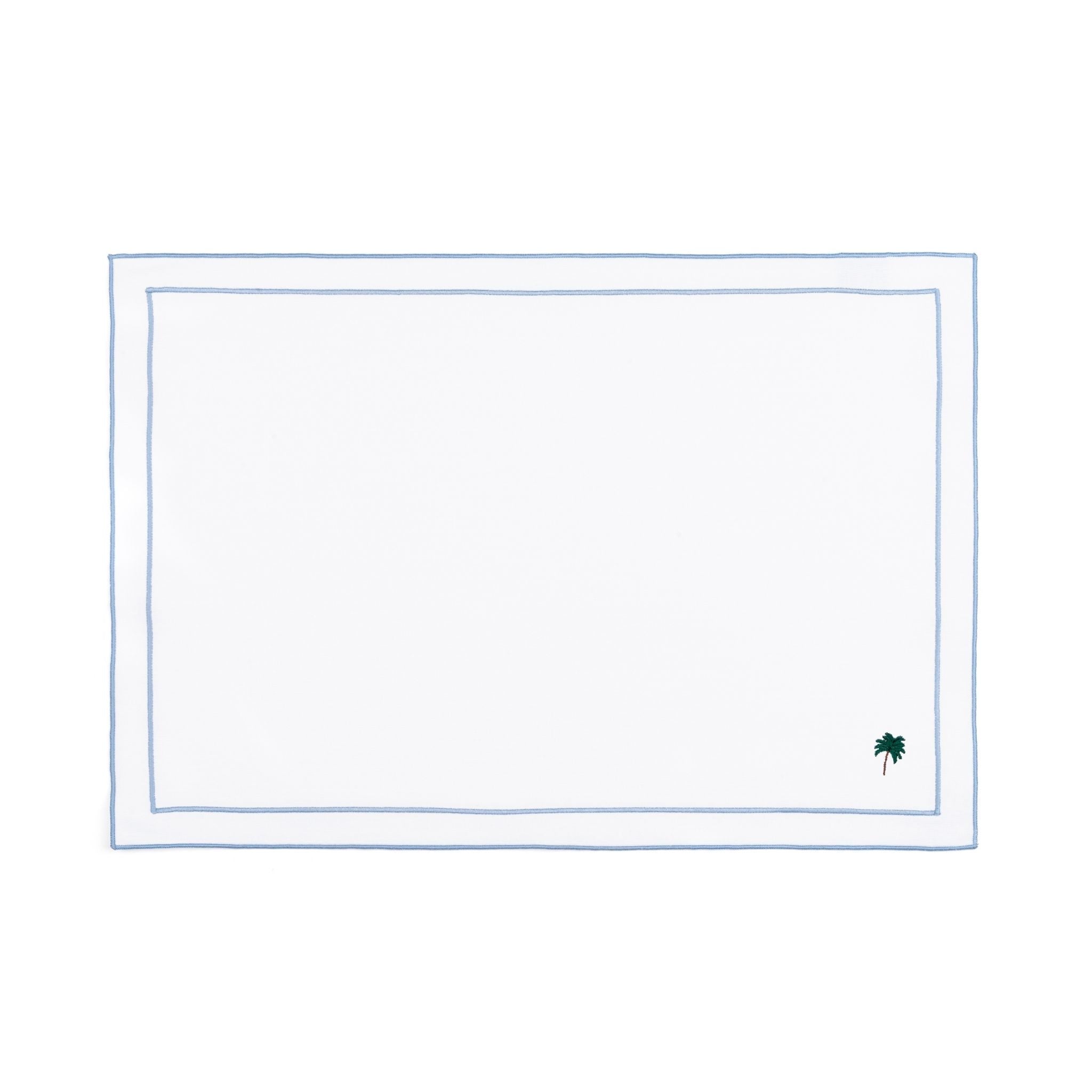 Nazaré white cotton table linen with embroidered summer motifs - Torres Novas