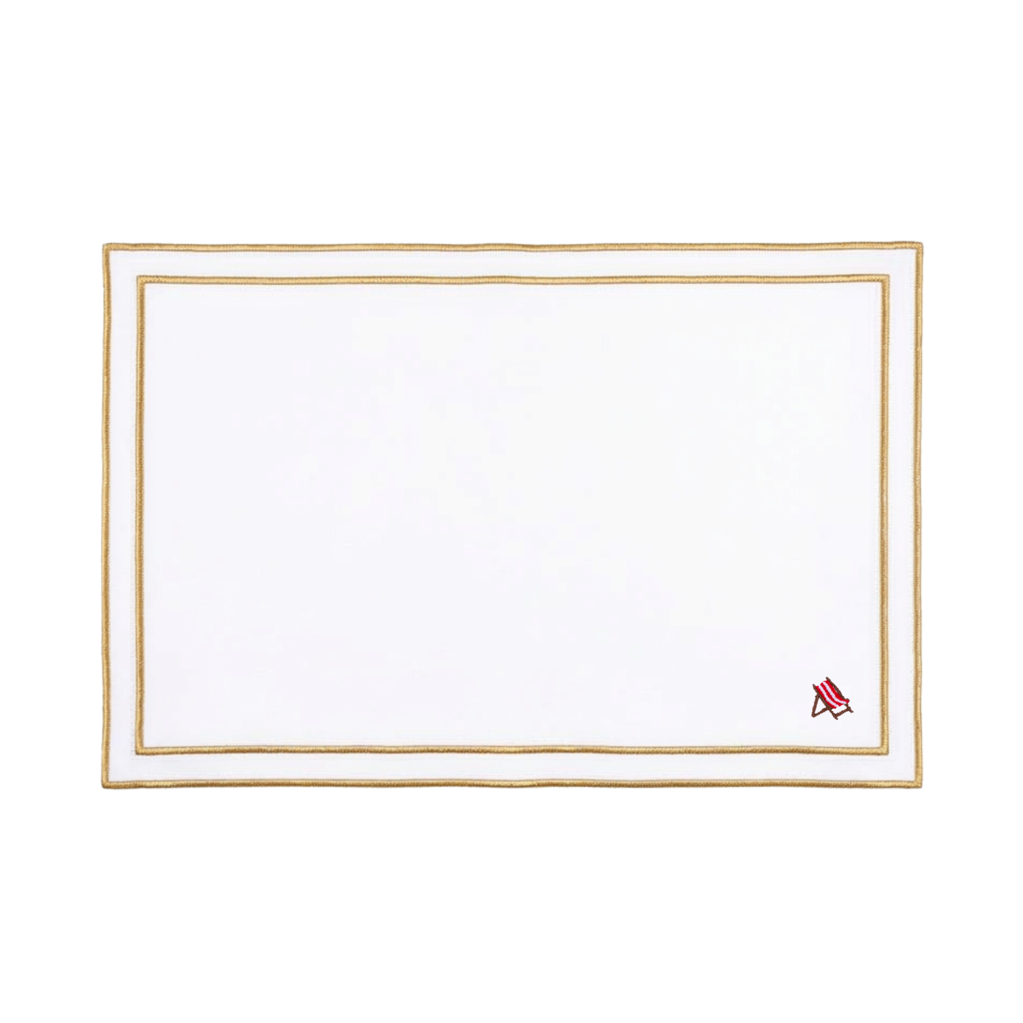 Nazaré white cotton table linen with embroidered summer motifs - Torres Novas