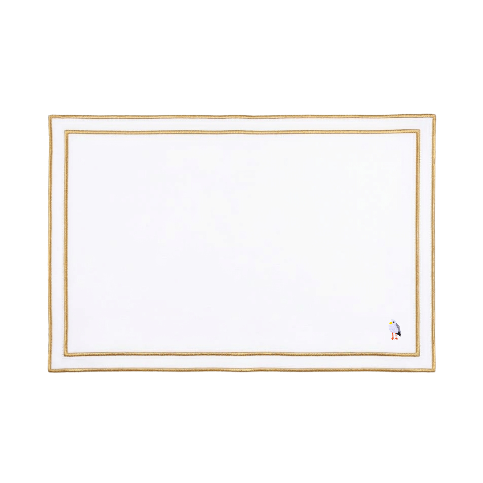Nazaré white cotton table linen with embroidered summer motifs - Torres Novas