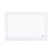 Nazaré white cotton table linen with embroidered retro sports motifs - Torres Novas