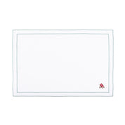 Nazaré white cotton table linen with embroidered summer motifs - Torres Novas