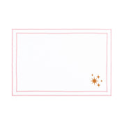 Nazaré white cotton table linen with embroidered small Christmas motifs - Torres Novas