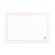 Nazaré white cotton table linen with embroidered farm animals - Torres Novas