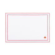 Nazaré white cotton table linen with embroidered summer motifs - Torres Novas