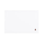 Nazaré white cotton table linen with embroidered small Christmas motifs - Torres Novas