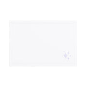 Nazaré white cotton table linen with embroidered small Christmas motifs - Torres Novas