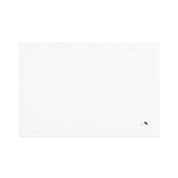 Nazaré white cotton table linen with embroidered retro sports motifs - Torres Novas