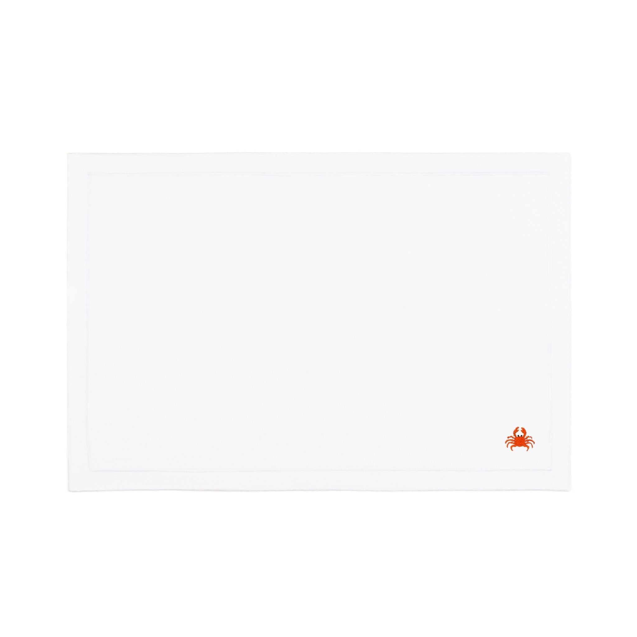 Nazaré white cotton table linen with embroidered summer motifs - Torres Novas