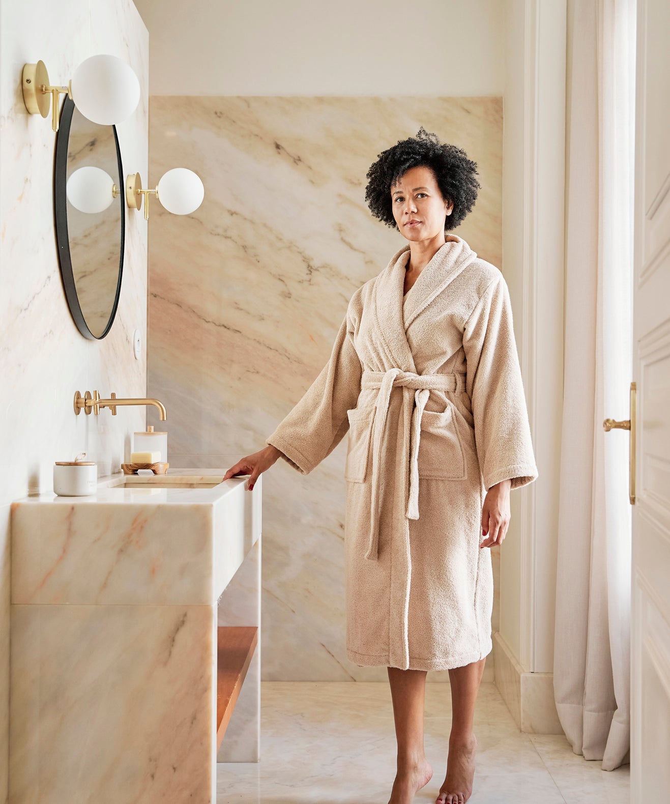 Beige bathrobe - Torres Novas