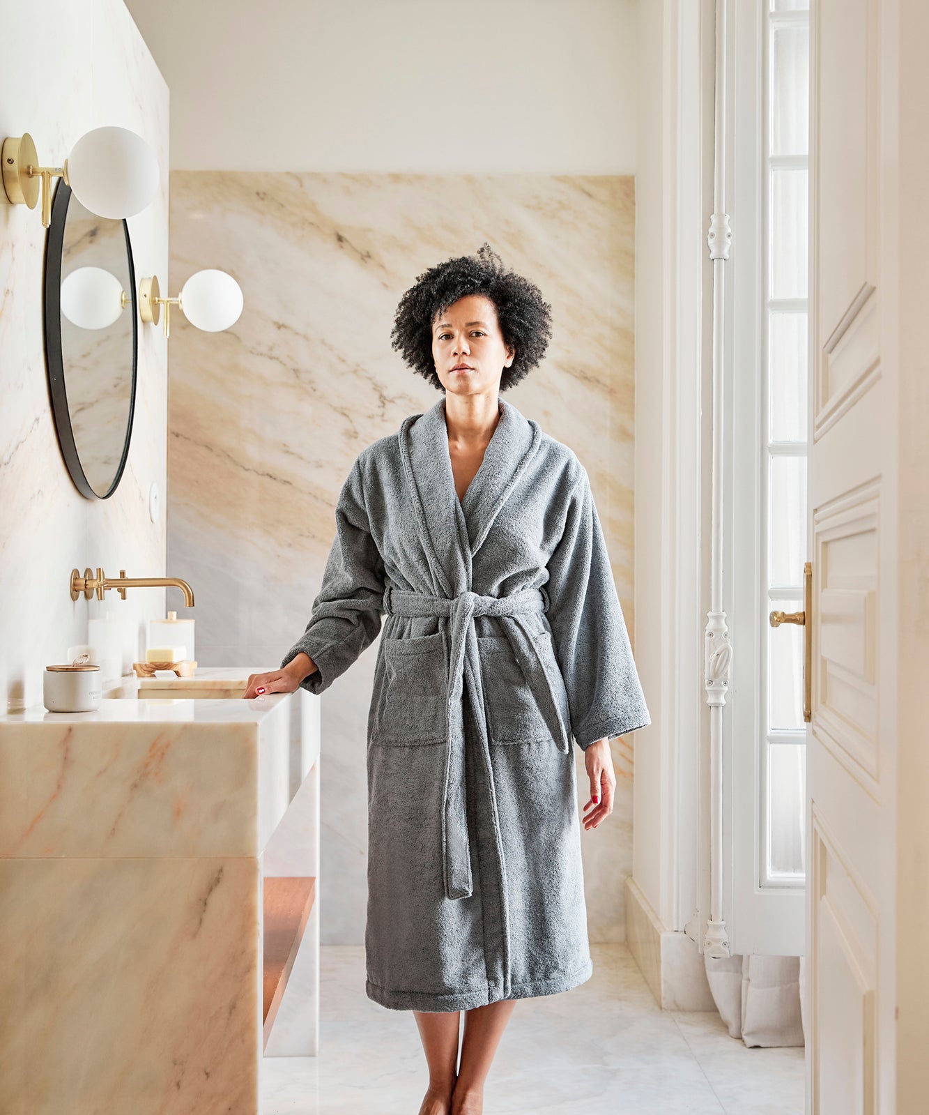 Grey bathrobe - Torres Novas